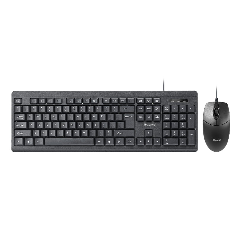 Customized Printing PC Keyboard and Mouse Combo for Windows, Full-Size Keyboard and Optical Mouse Set